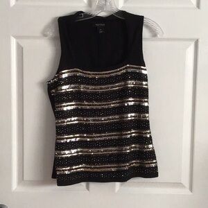 🔥🔥 50%OFF LIST PRICE 🔥🔥.    WHITE HOUSE BLACK MARKET       BEADED TOP